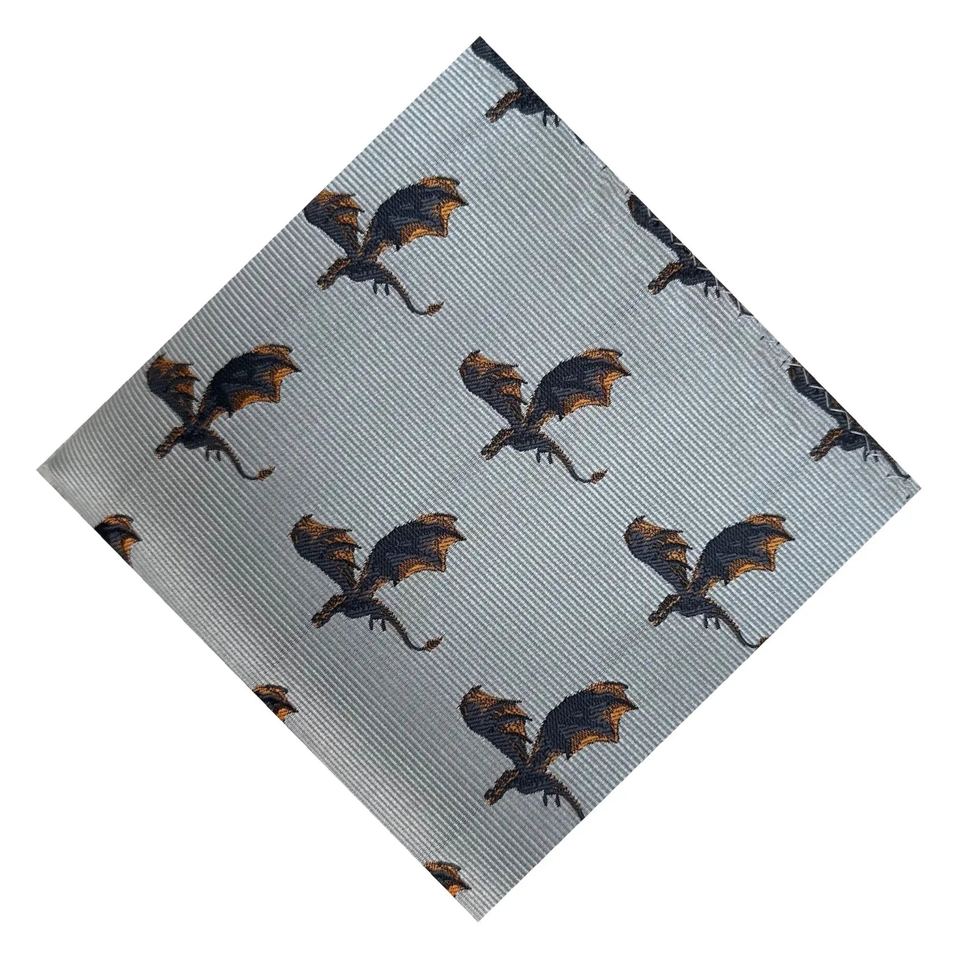 Dragon Pocket Square by OFL Ties