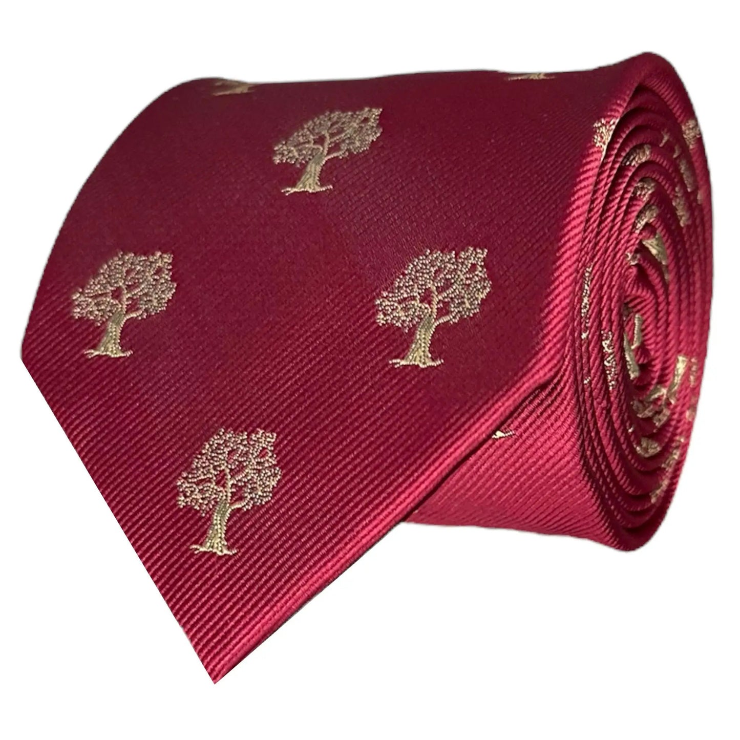 Tree Tie Red & Gold by OFL Ties