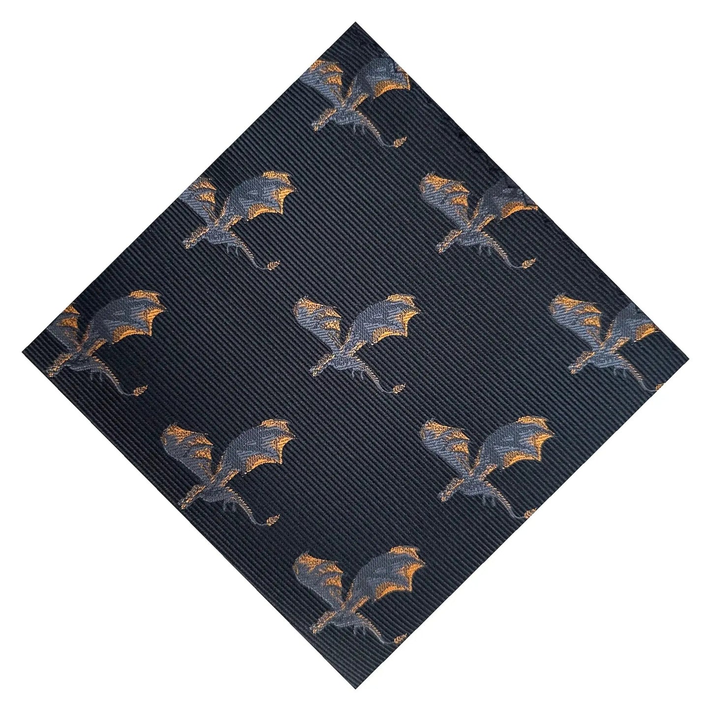 Dragon Pocket Square by OFL Ties