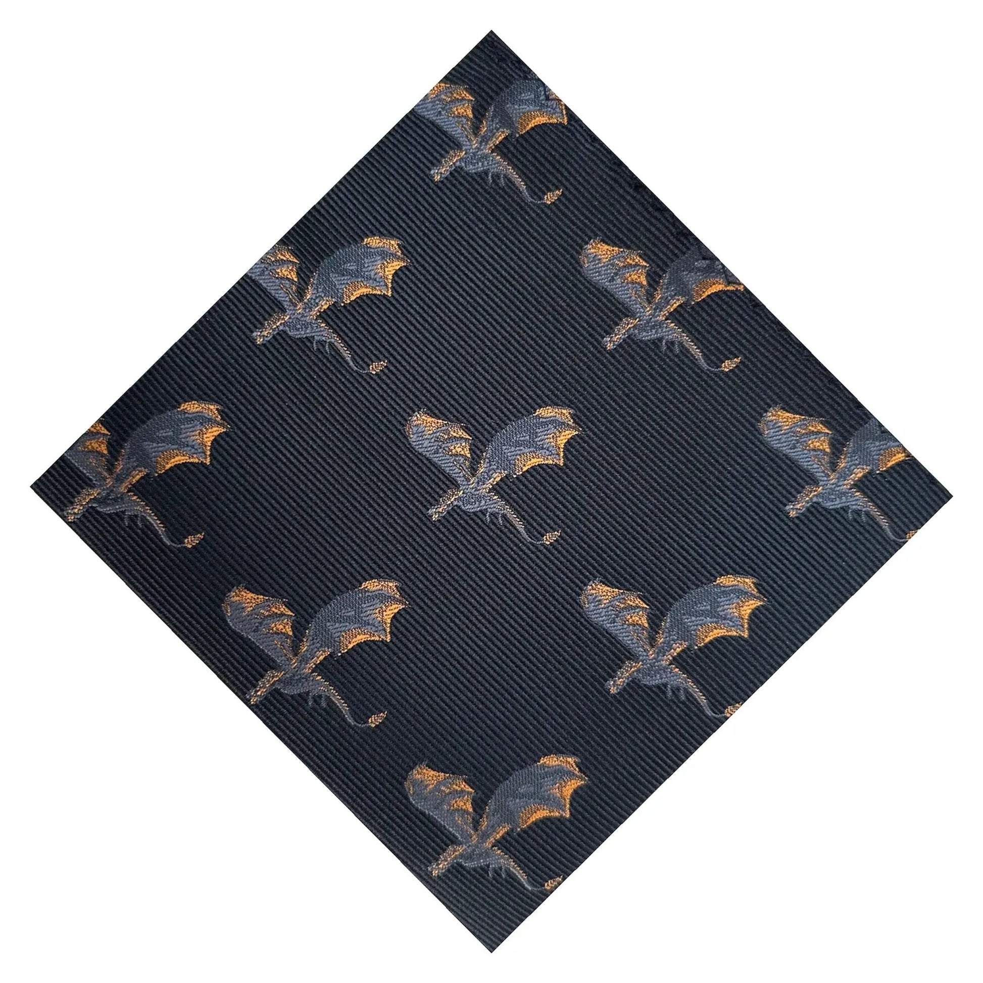 Dragon Pocket Square by OFL Ties
