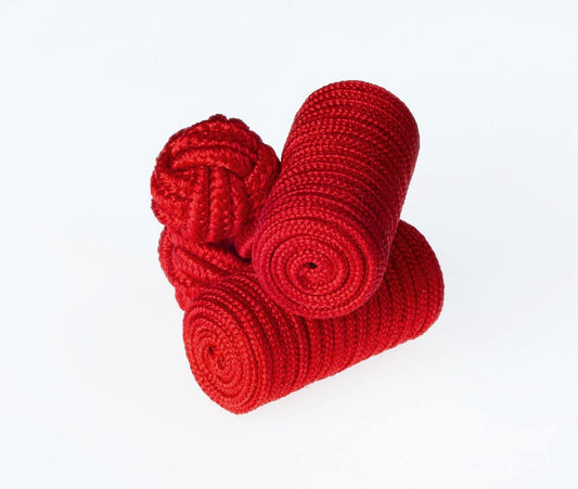 B12 Elegant Red Barrel Cufflinks by Ringhart Shirting Fabrics for Formal Wear by Ringhart Shirting Fabrics