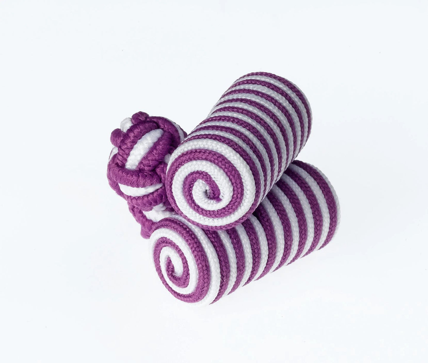 Ringhart Lilac and White Barrel Cufflinks for Men's Formal Wear by Ringhart Shirting Fabrics