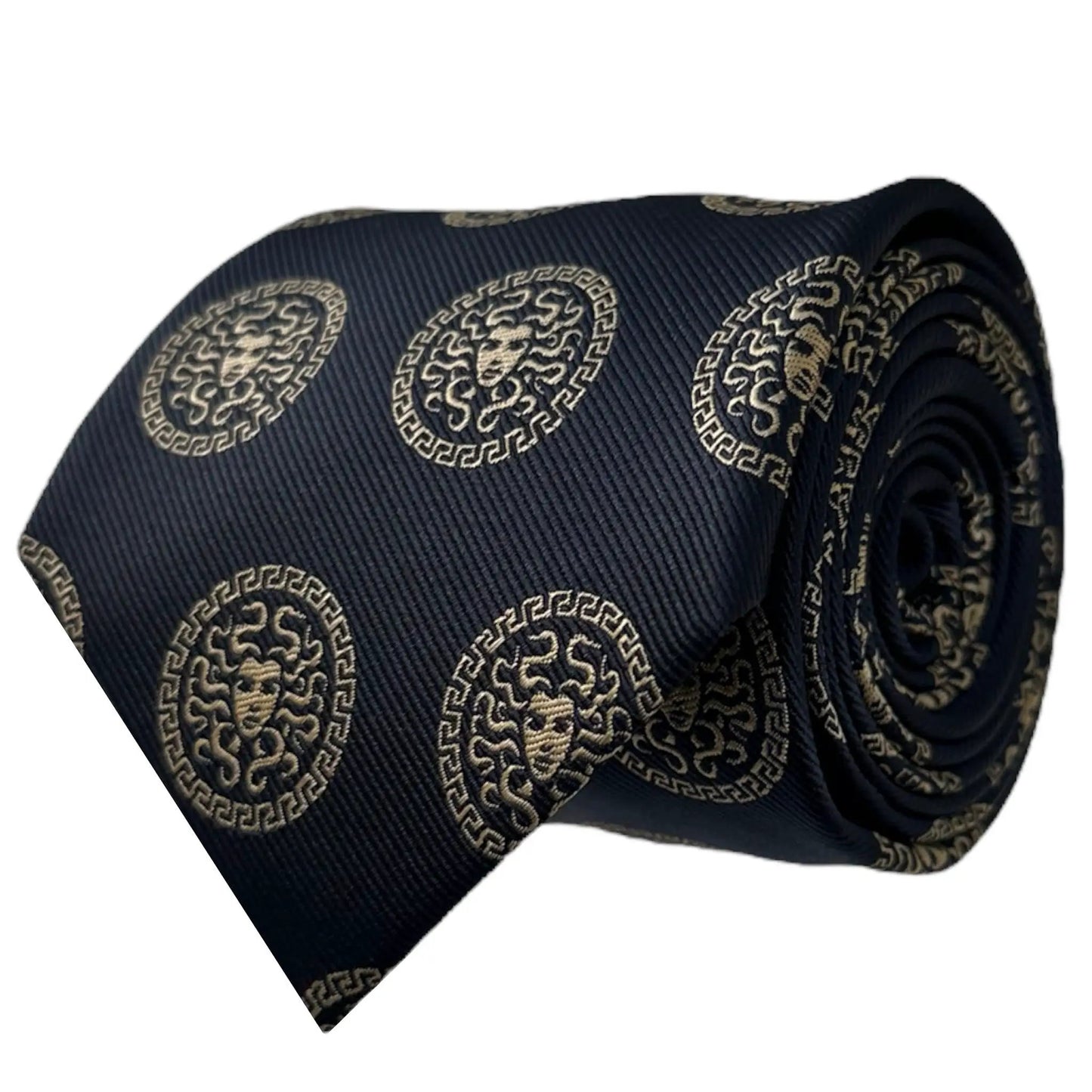 Medusa Tie Black & Gold by OFL Ties