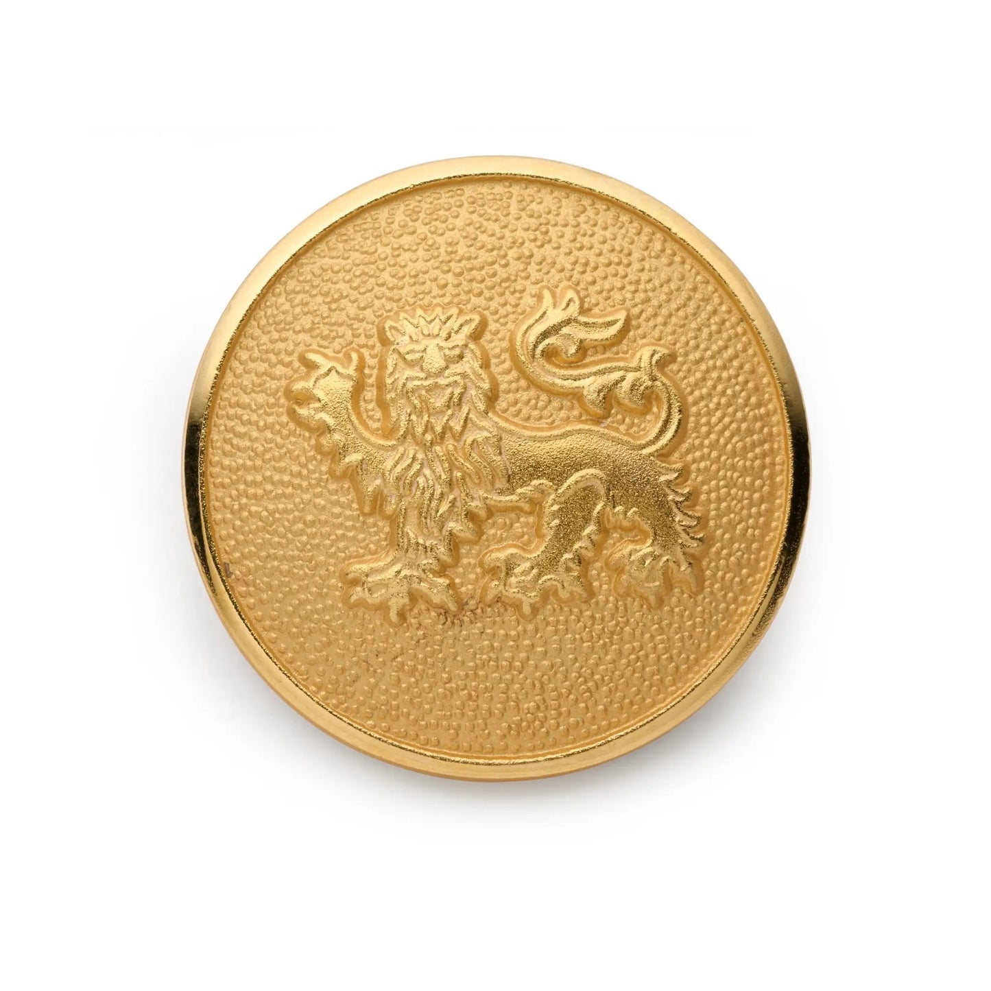 Lion Passant Guardant Blazer Button Set In Gold by Benson & Clegg