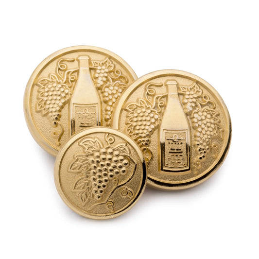 Wine Blazer Button by Benson & Clegg