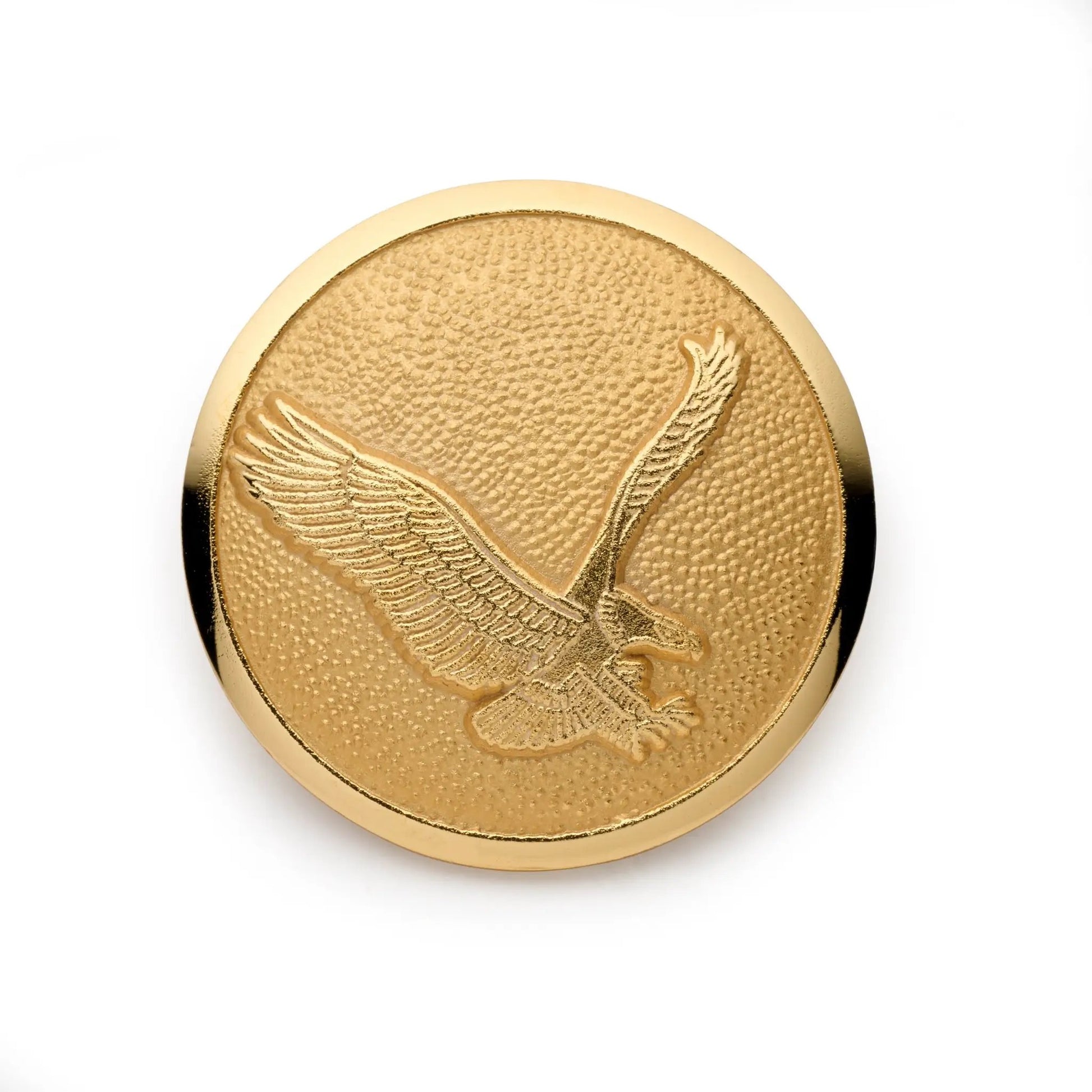 American Eagle Blazer Button Set In Gold by Benson & Clegg