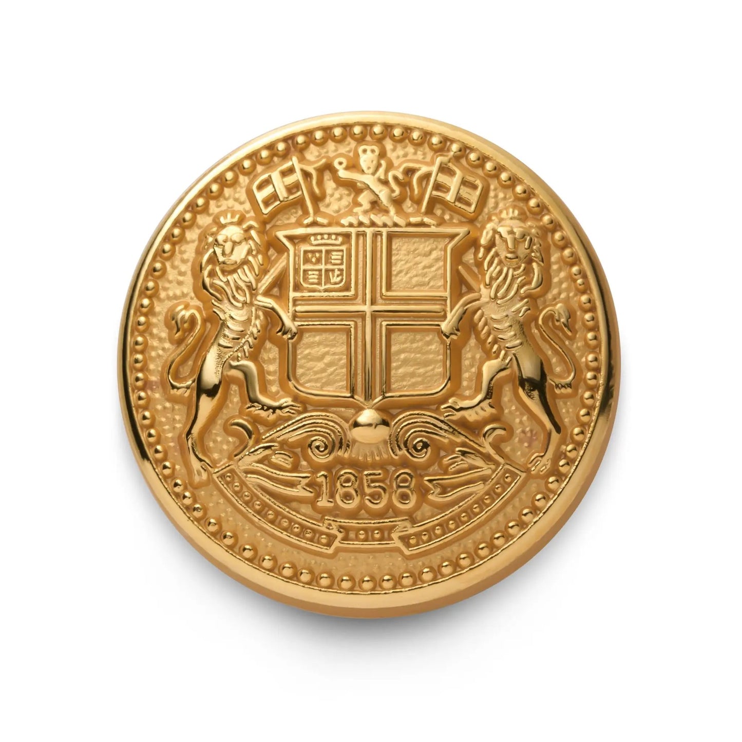 East India Company Blazer Button In Gold by Benson & Clegg