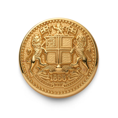East India Company Blazer Button Set In Gold by Benson & Clegg