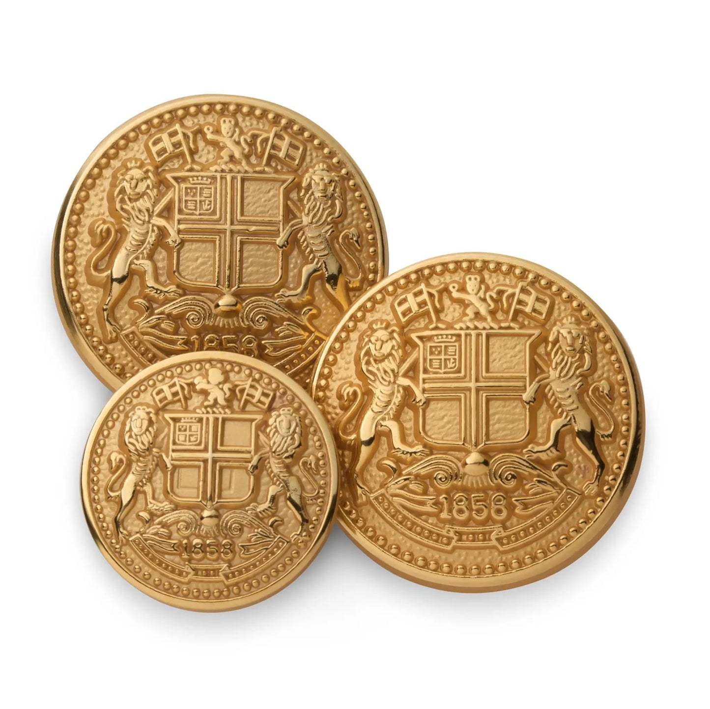 East India Company Blazer Button In Gold by Benson & Clegg