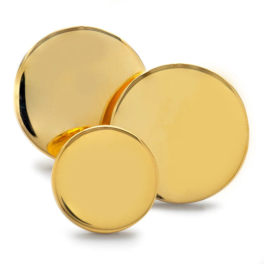 Polished Gold Blazer Button by Benson & Clegg