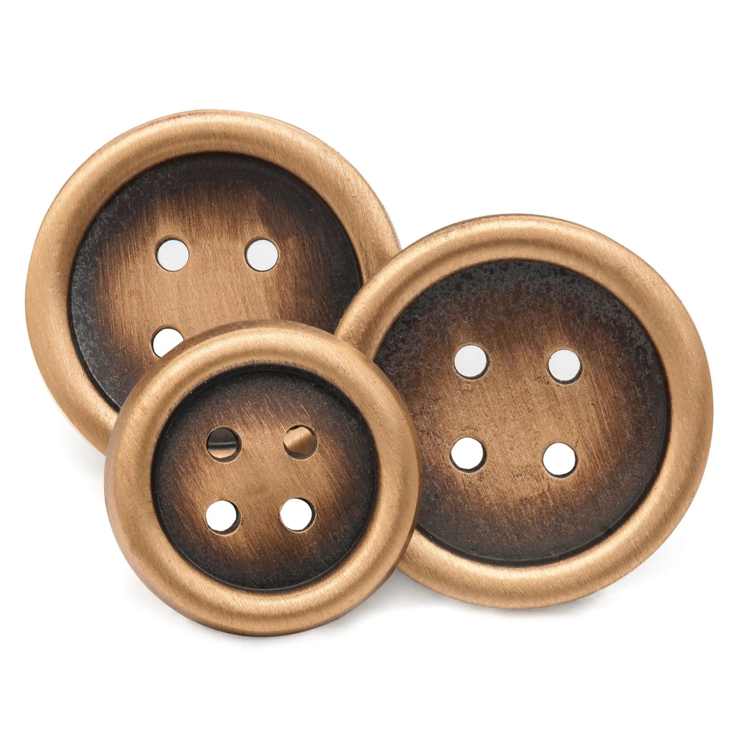 Four Hole Blazer Button Set In Antique Bronze by Benson & Clegg
