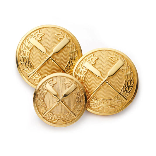 Crossed Oars Blazer Button Set by Benson & Clegg