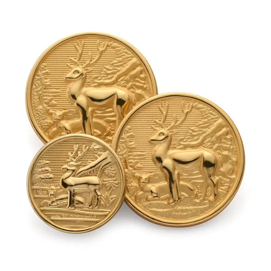 Stag And Hind Blazer Button Set by Benson & Clegg