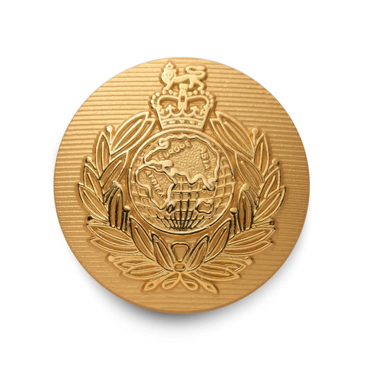 Royal Marines Blazer Button Set In Gold by Benson & Clegg