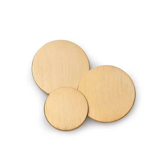 Brushed Gold Blazer Button by Benson & Clegg