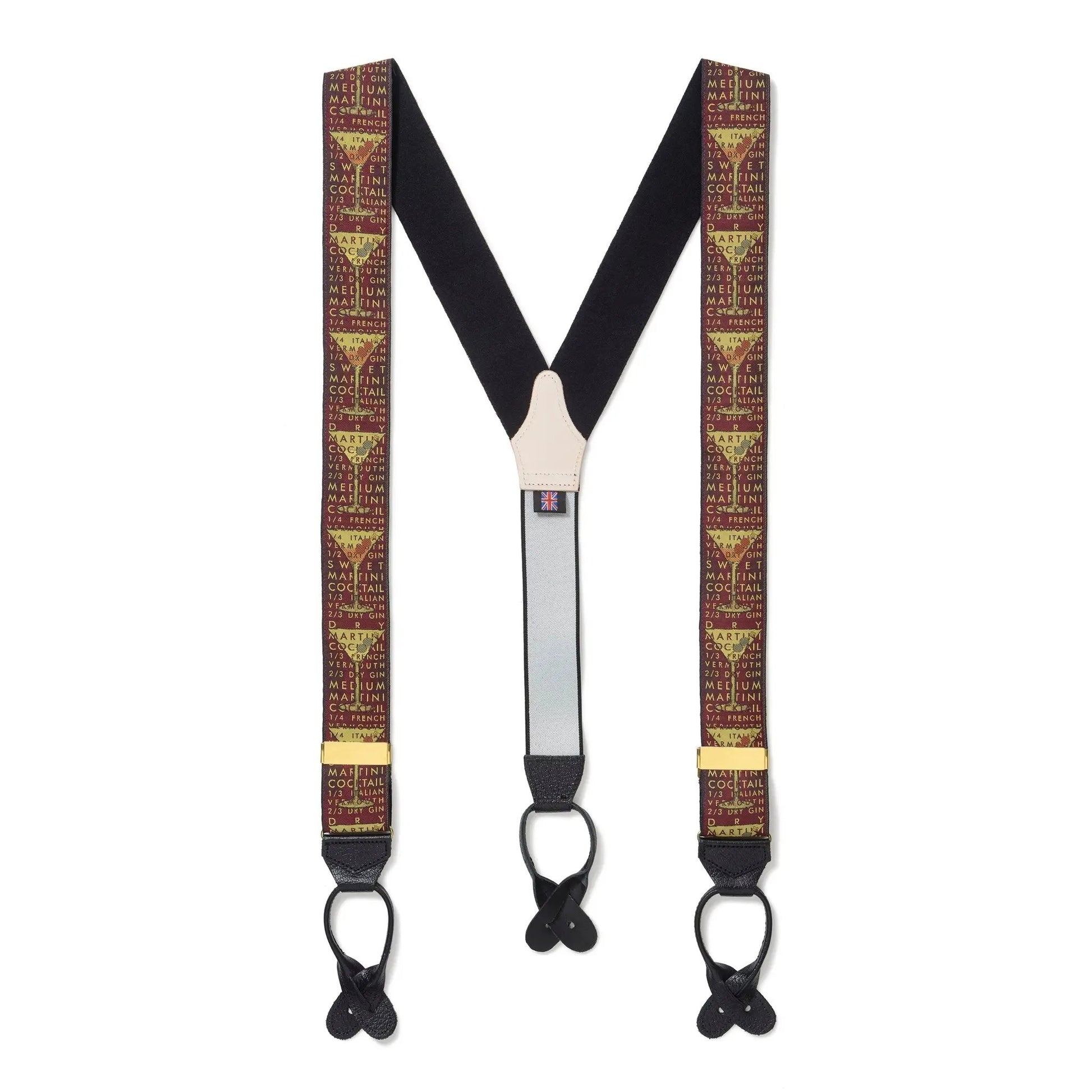 Ruby Cocktail Limited Edition Luxury Braces by Benson & Clegg