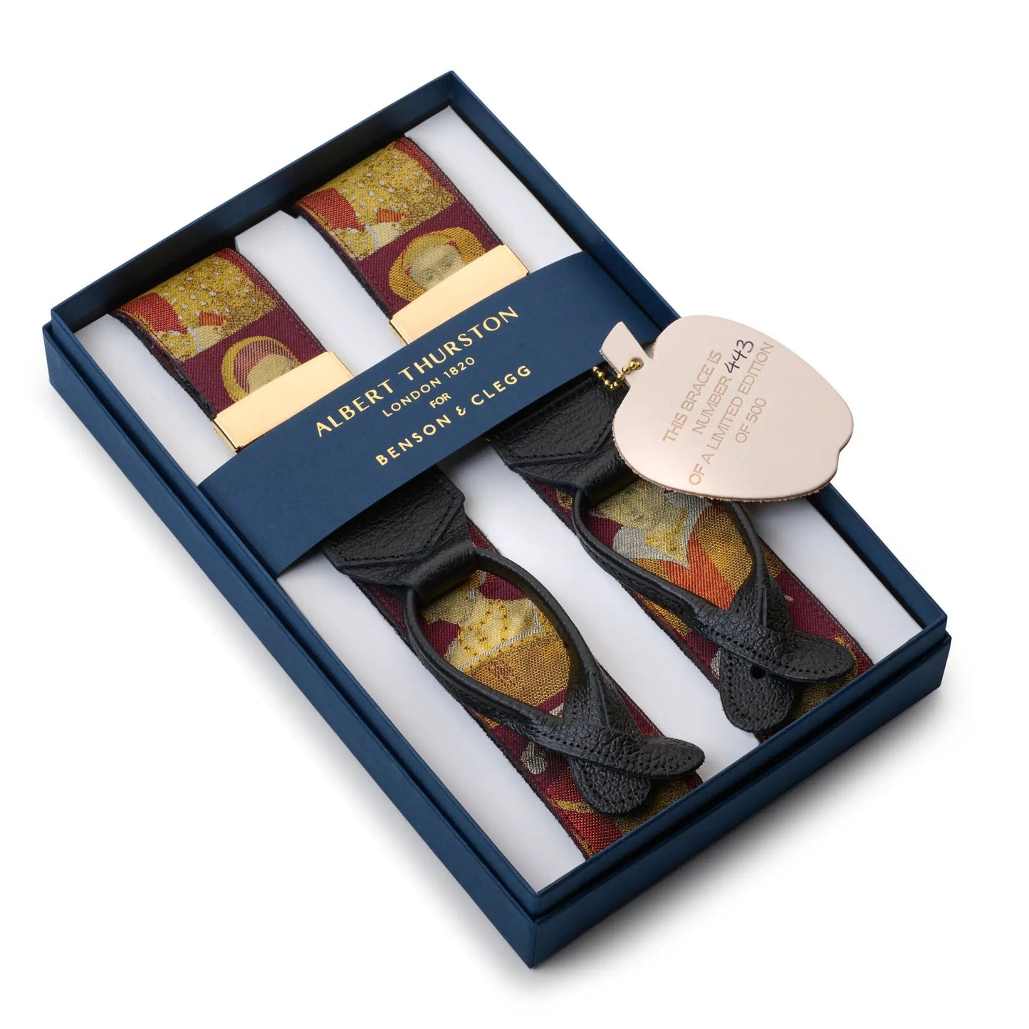 Henry VIII Limited Edition Luxury Braces by Benson & Clegg