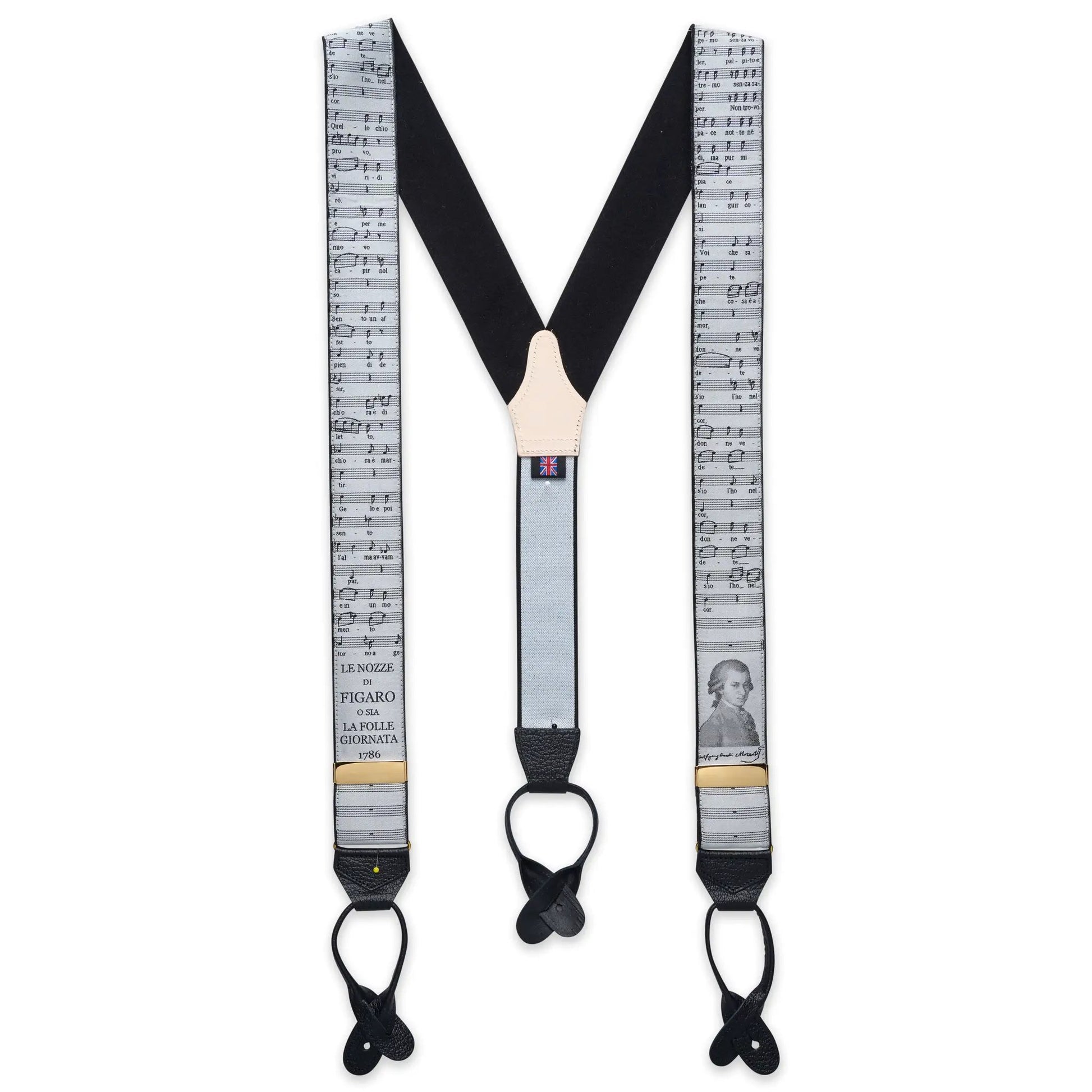 Mozart Limited Edition Luxury Braces by Benson & Clegg