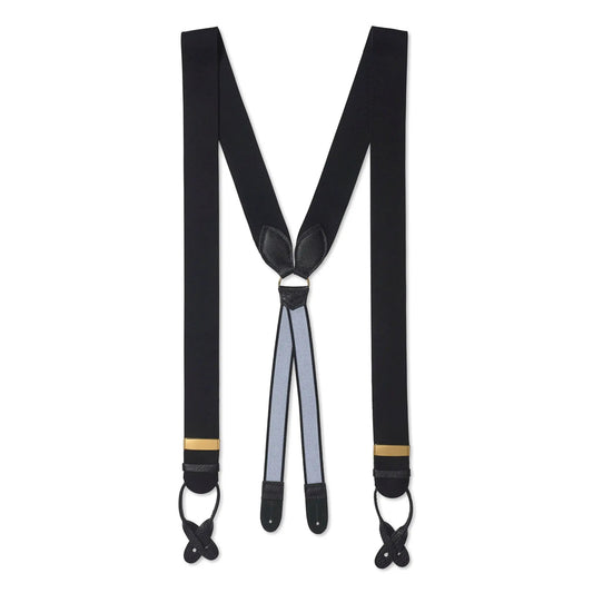 Navy Box Cloth Braces by Benson & Clegg