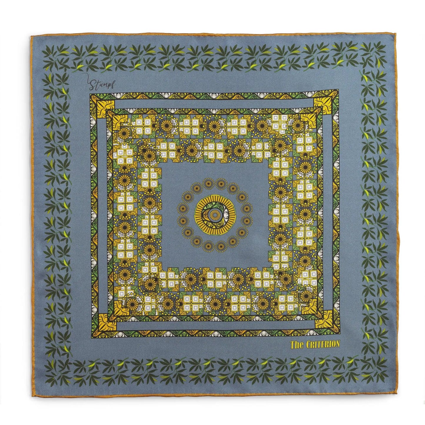 Criterion Bar Sunburst Pocket Square by Benson & Clegg