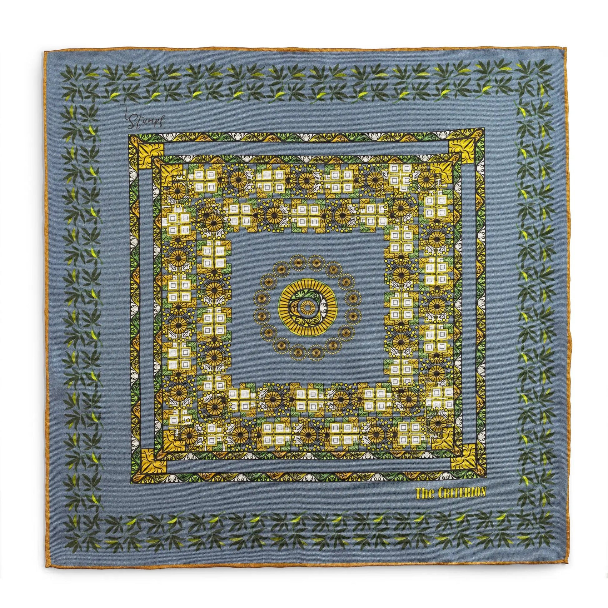 Criterion Bar Sunburst Pocket Square by Benson & Clegg