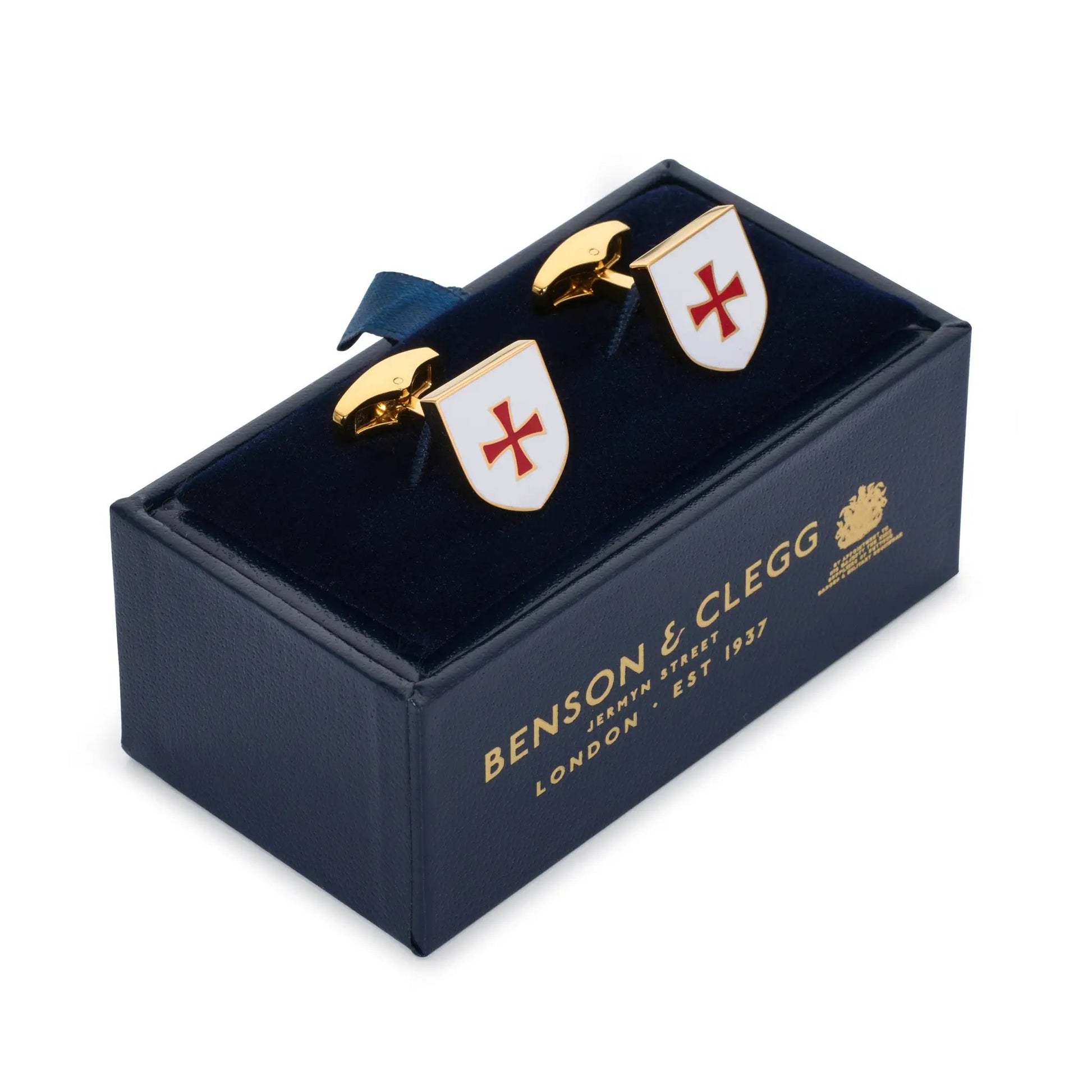 Knights Templar Cufflinks by Benson & Clegg