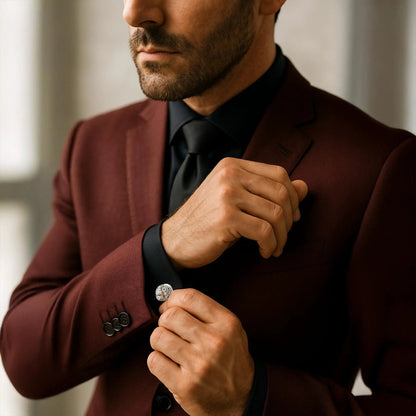 Watch Movement Cufflinks by Benson & Clegg