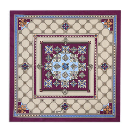 Benson And Clegg Silk Pocket Square Dorota Stumpf Collection Limited Edition Exclusive by Benson & Clegg