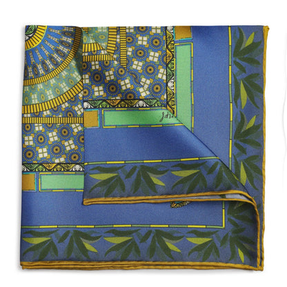 Criterion Bar Geometric Pocket Square by Benson & Clegg