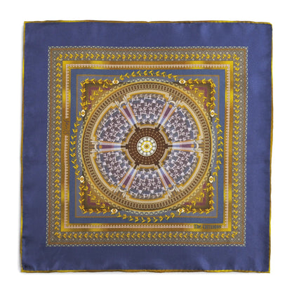 Criterion Theatre Blue Pocket Square by Benson & Clegg