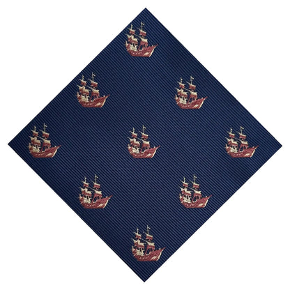 Nautical Sailing Ship Pocket Square by OFL Ties