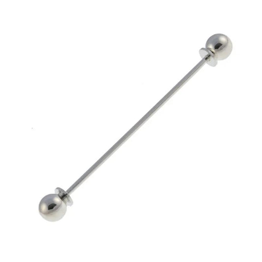 Collar Bar In Silver by Benson & Clegg