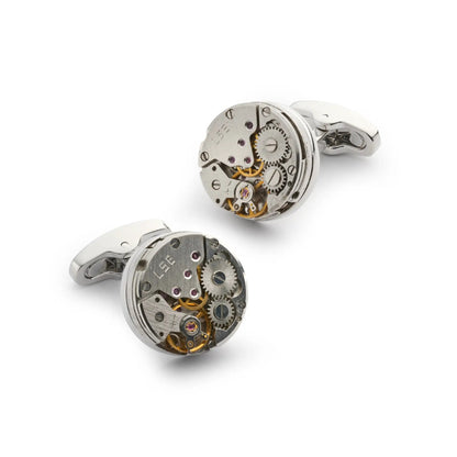 Watch Movement Cufflinks by Benson & Clegg