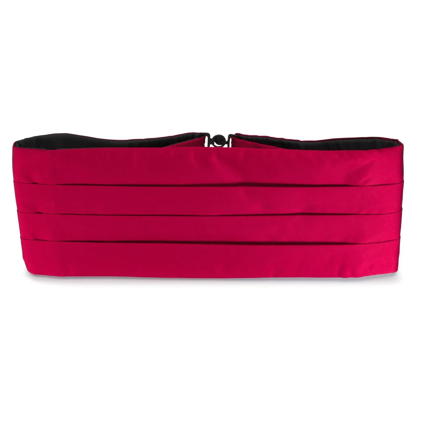 Red Satin Silk Cummerbund by Benson & Clegg