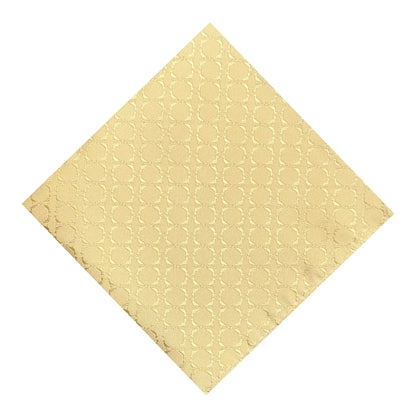 Champagne Textured Pocket Square by OFL Ties