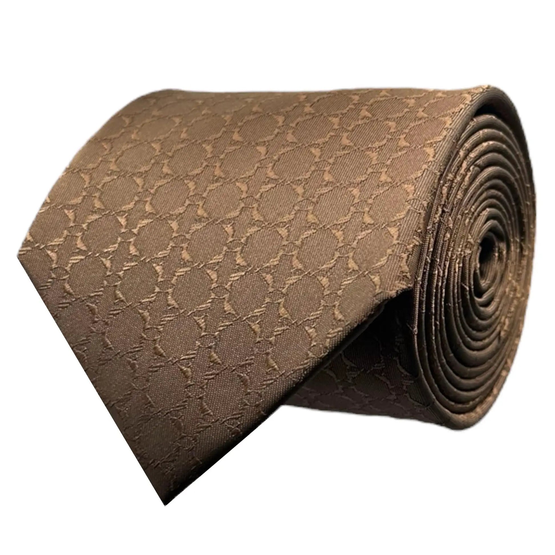 Coffee Textured Tie by OFL Ties