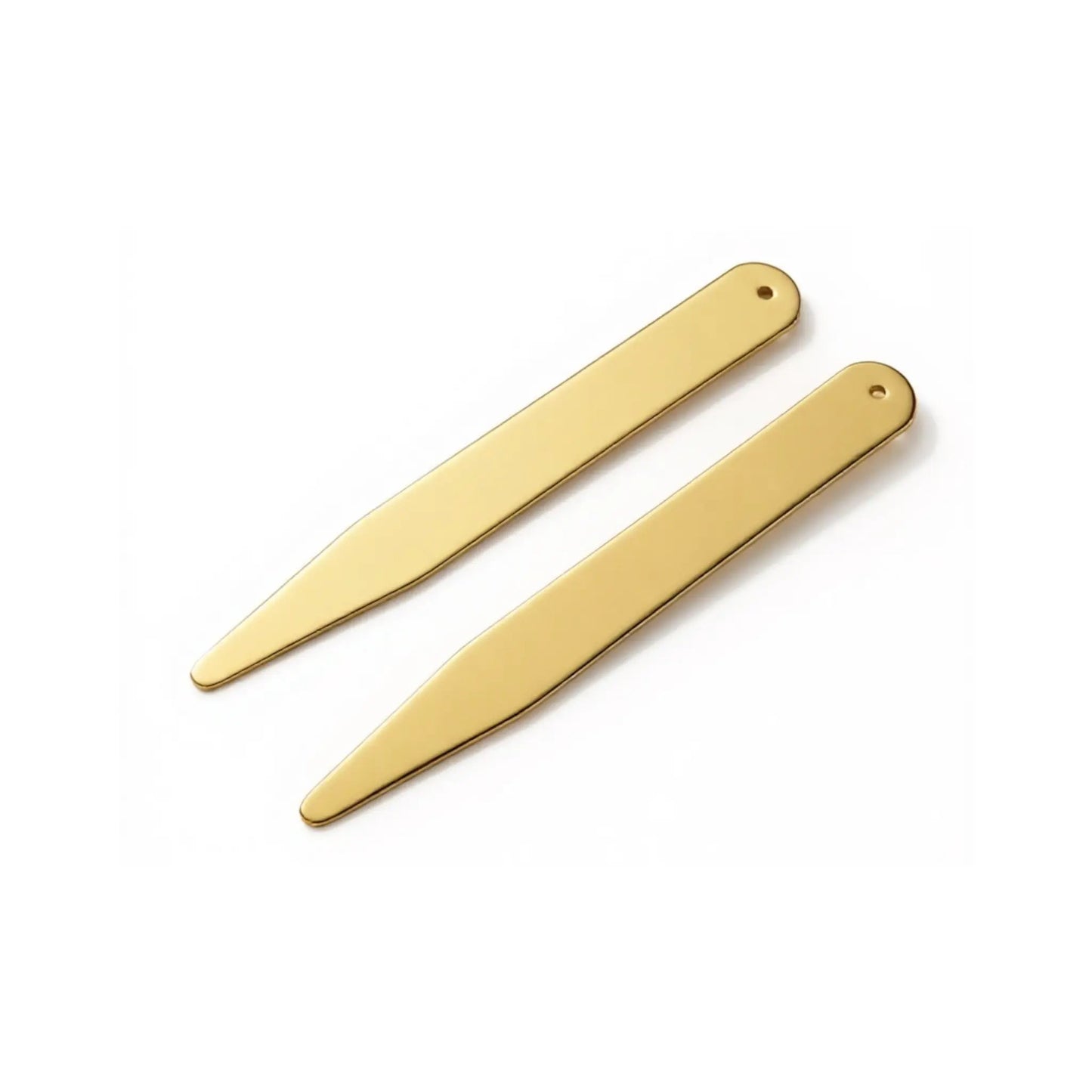 Collar Stiffeners In Gold by Benson & Clegg
