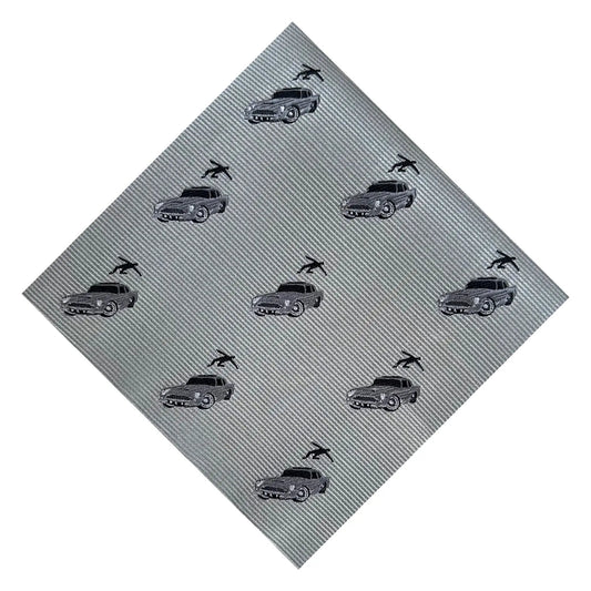 Aston Martin Ejector Seat Pocket Square by OFL Ties
