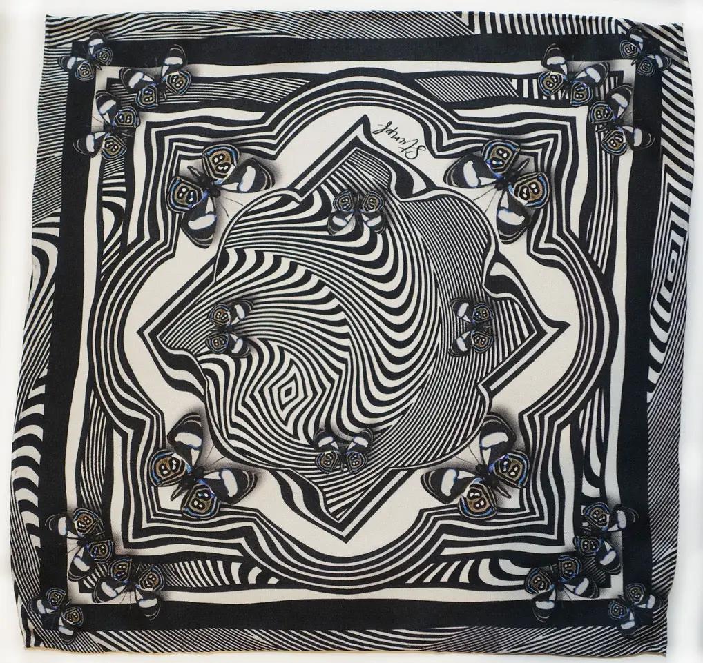Abracazebra Pocket Square by Benson & Clegg