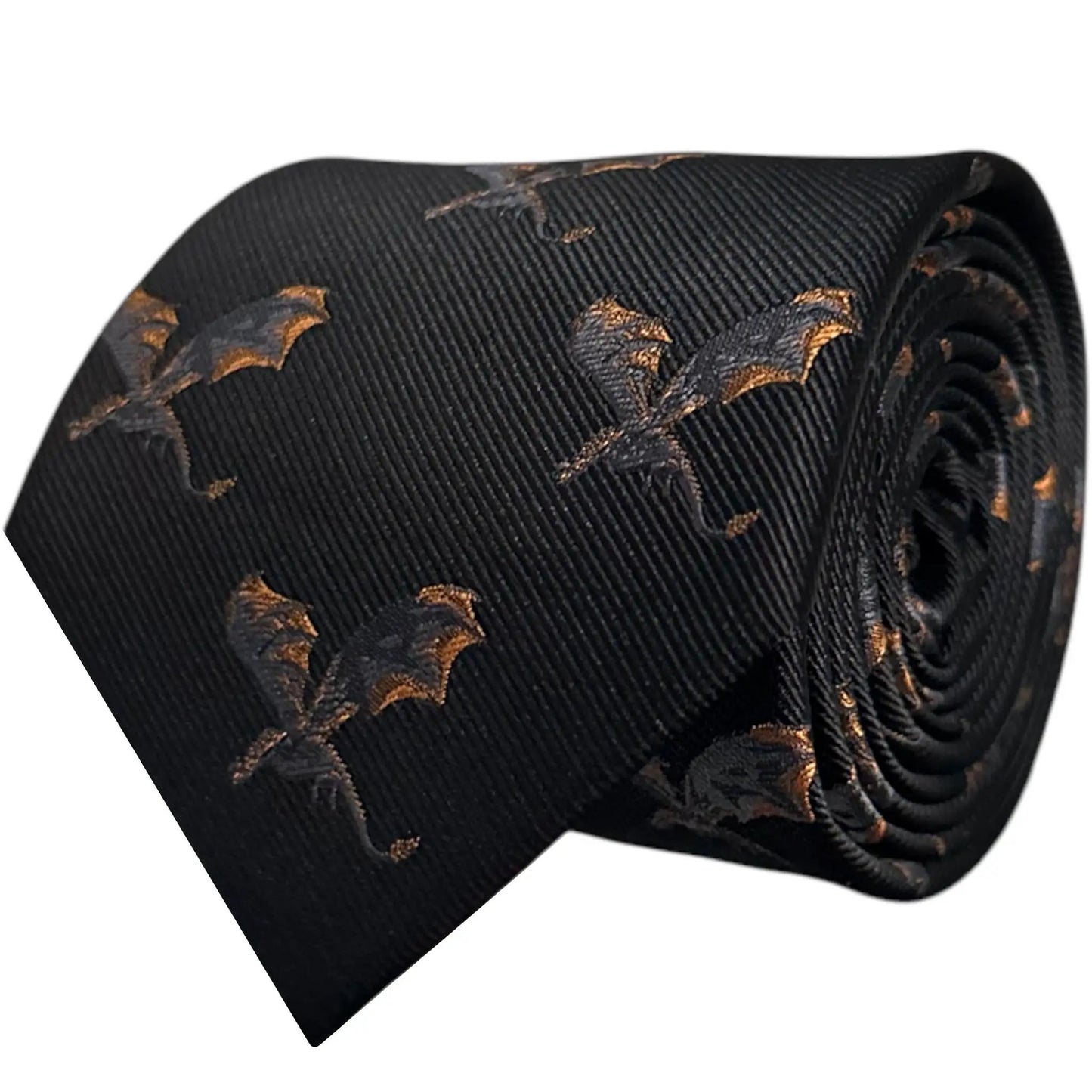 Dragon Tie Black by OFL Ties