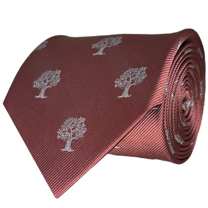 Tree Tie Brown & White by OFL Ties