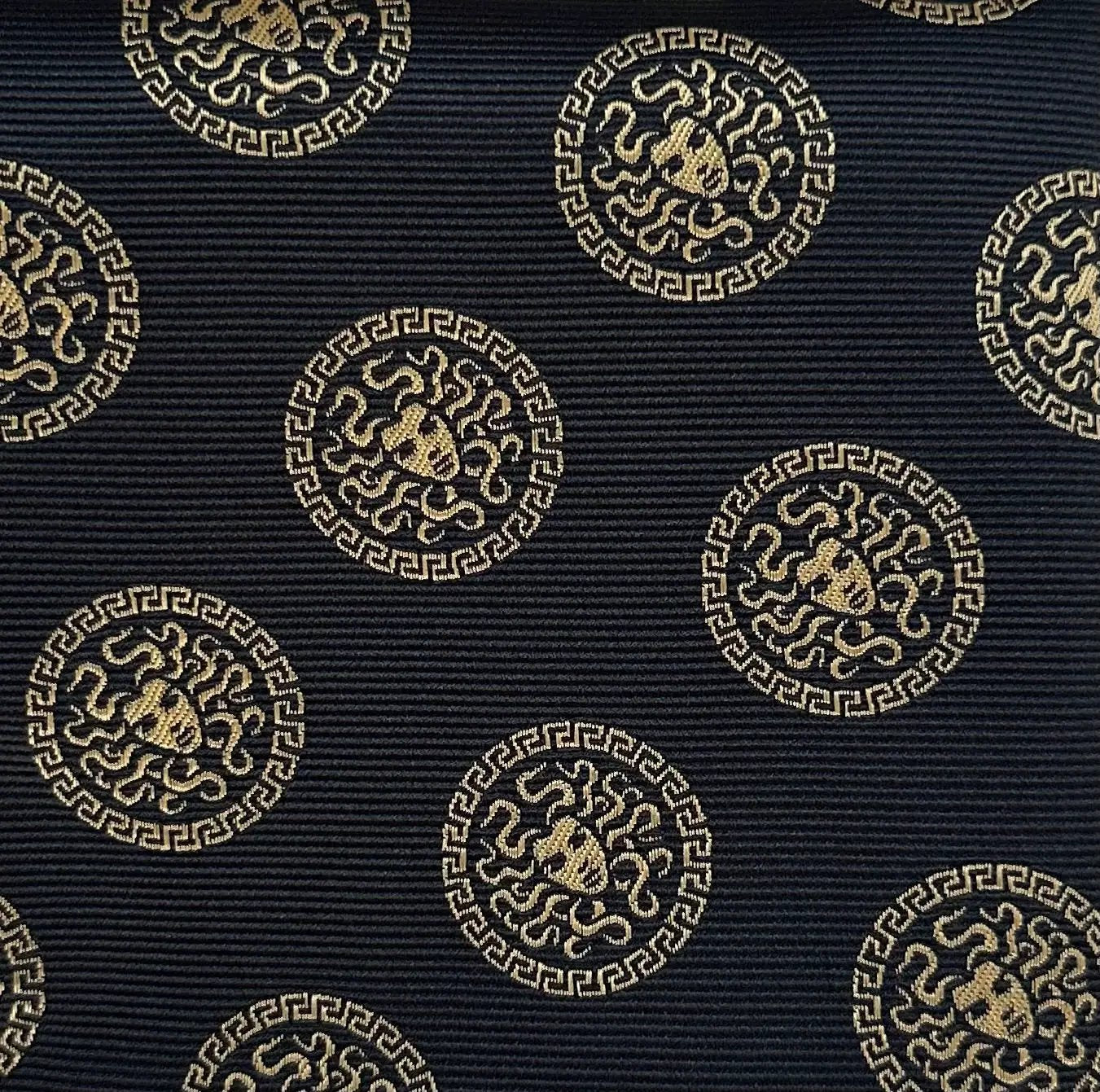 Medusa Tie Black & Gold by OFL Ties
