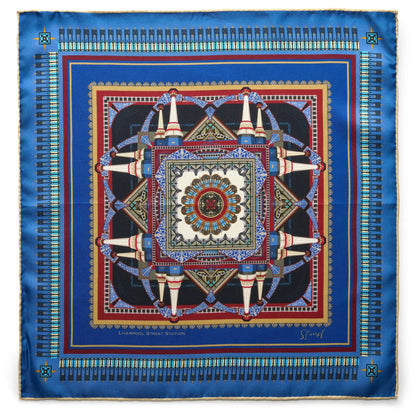 Liverpool Street Station in Nocturn Pocket Square by Benson & Clegg