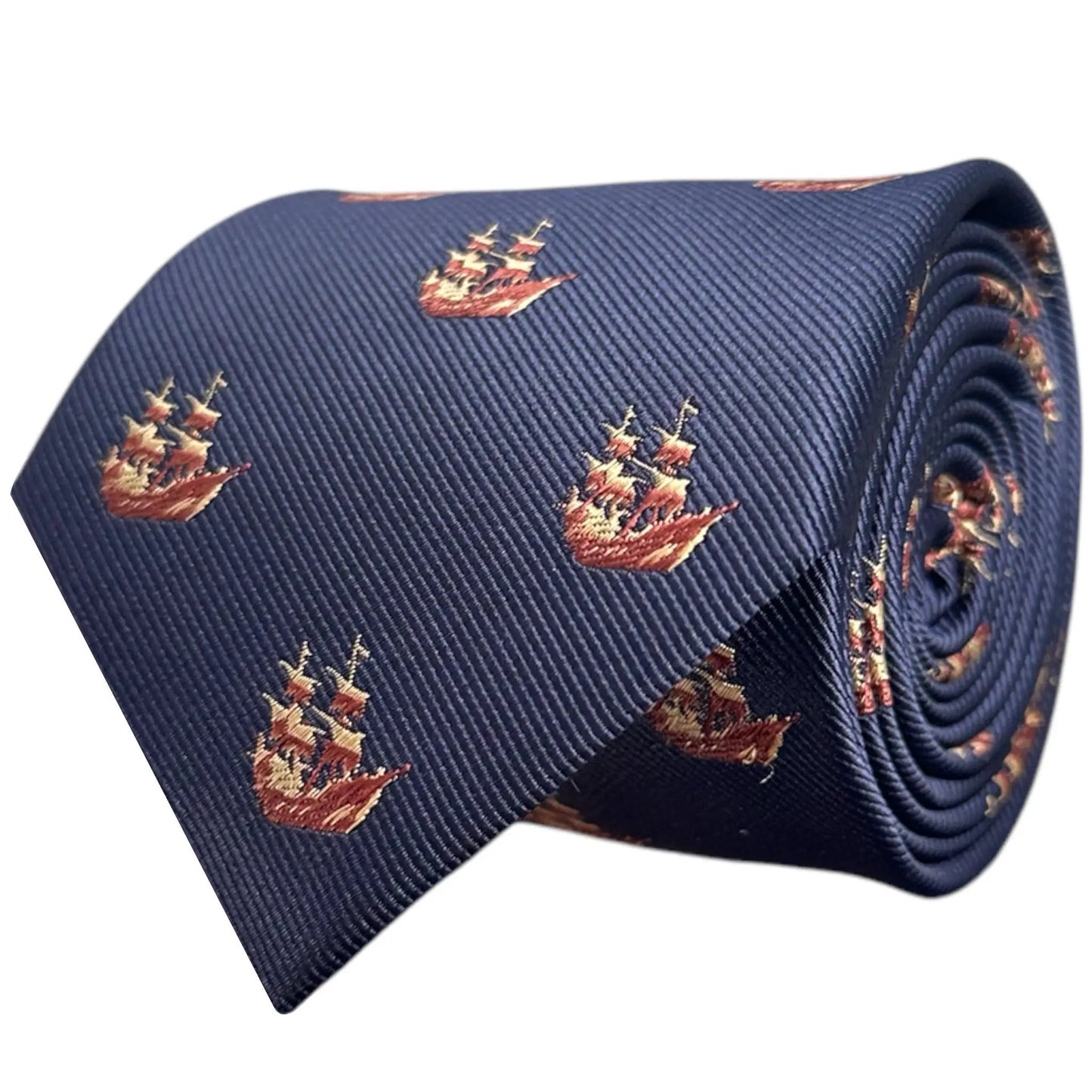 Nautical Sailing Ship Tie by OFL Ties