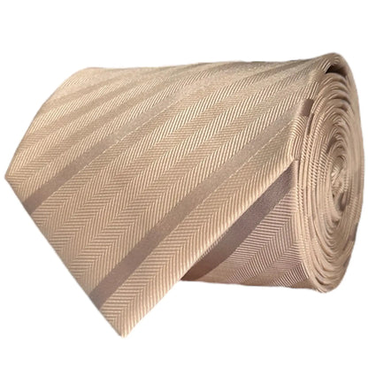 Latte Stripe Tie - Hawksmoor Edit by OFL Ties