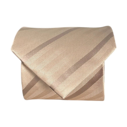 Latte Stripe Tie - Hawksmoor Edit by OFL Ties