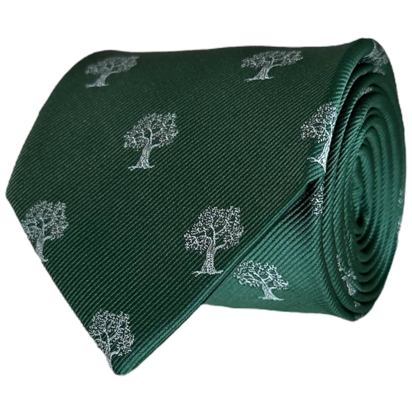 Tree Tie Green & Silver by OFL Ties