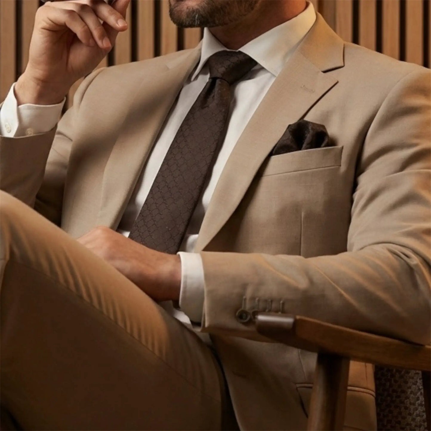 Espresso Textured Tie by OFL Ties