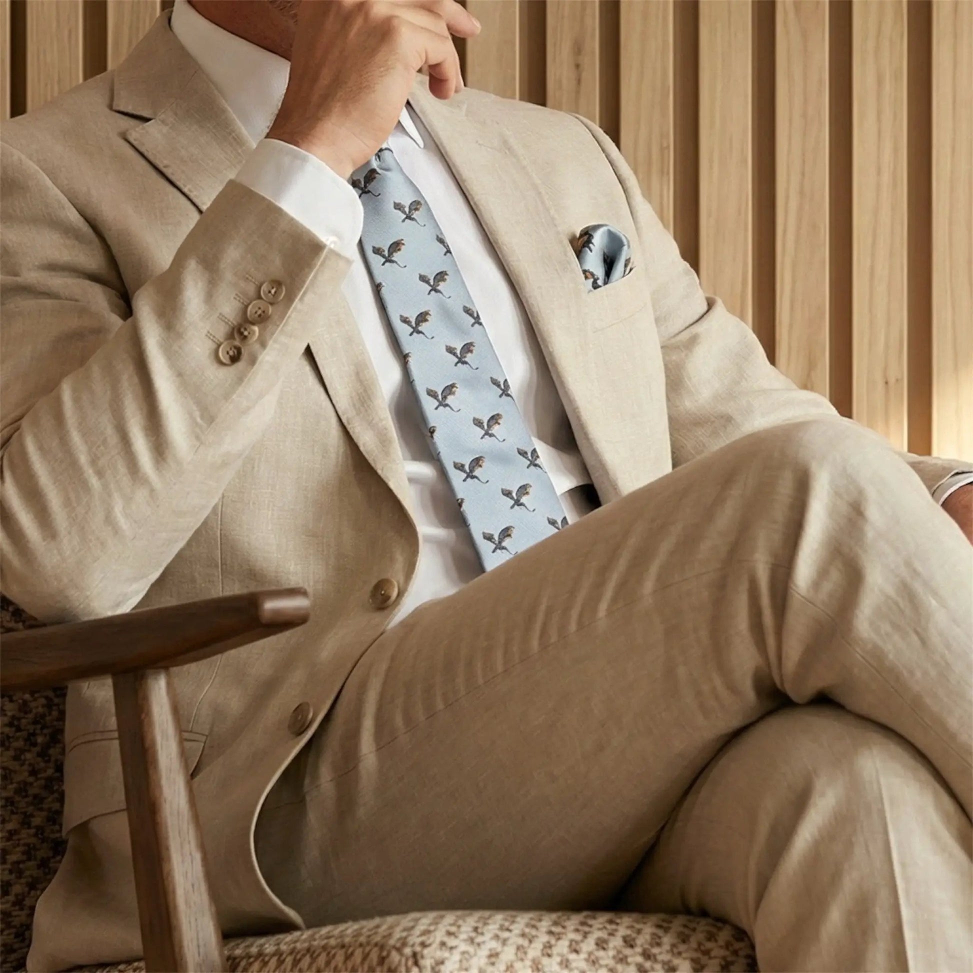 Dragon Pocket Square by OFL Ties