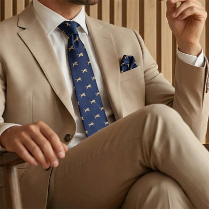 Lion Pocket Square by OFL Ties